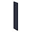 GoodHome Garcinia Matt Navy blue Integrated handle shaker Highline Cabinet door (W)150mm (H)715mm (T)20mm