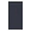 GoodHome Garcinia Matt Navy blue Integrated handle shaker Larder/Fridge Cabinet door (W)600mm (H)1181mm (T)20mm