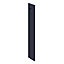 GoodHome Garcinia Matt Navy blue Integrated handle shaker Tall wall Cabinet door (W)150mm (H)895mm (T)20mm