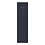 GoodHome Garcinia Matt Navy blue Integrated handle shaker Tall wall Cabinet door (W)250mm (H)895mm (T)20mm