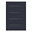 GoodHome Garcinia Matt navy blue shaker Drawer front (W)500mm, Pack of 4