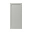 GoodHome Garcinia Matt stone integrated handle shaker 70:30 Larder/Fridge Cabinet door (W)600mm (H)1287mm (T)20mm