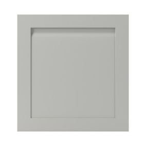 GoodHome Garcinia Matt stone integrated handle shaker Appliance Cabinet door (W)600mm (H)626mm (T)20mm