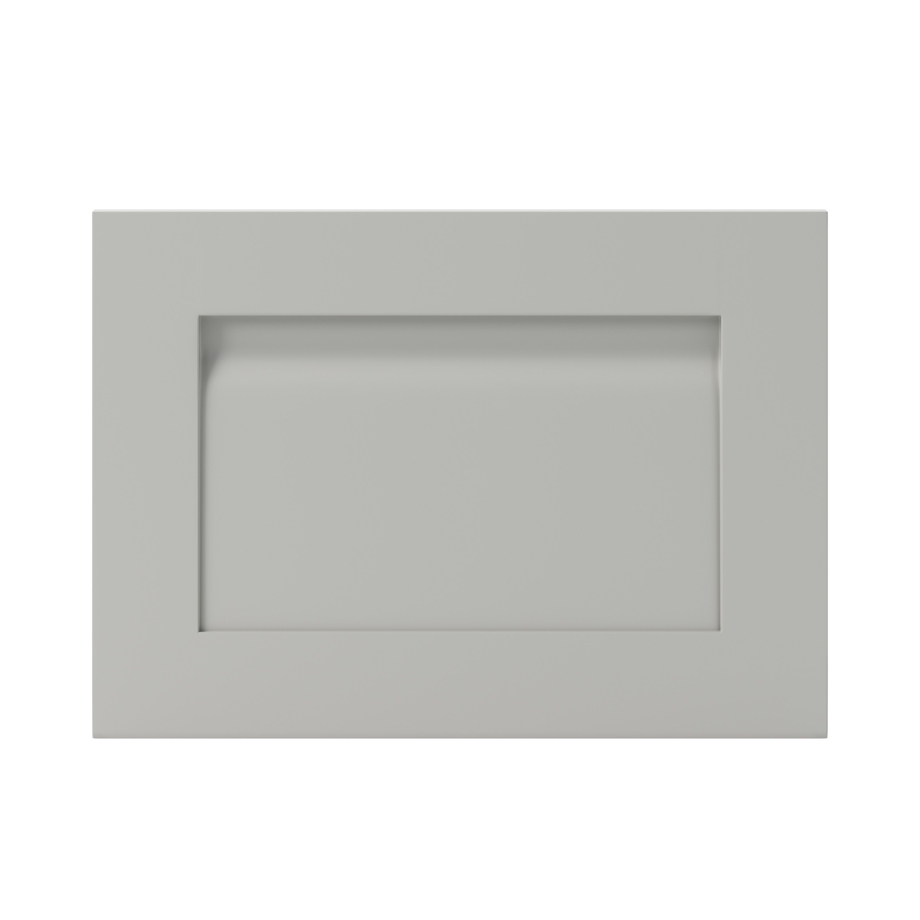 GoodHome Garcinia Matt stone integrated handle shaker Drawer front ...