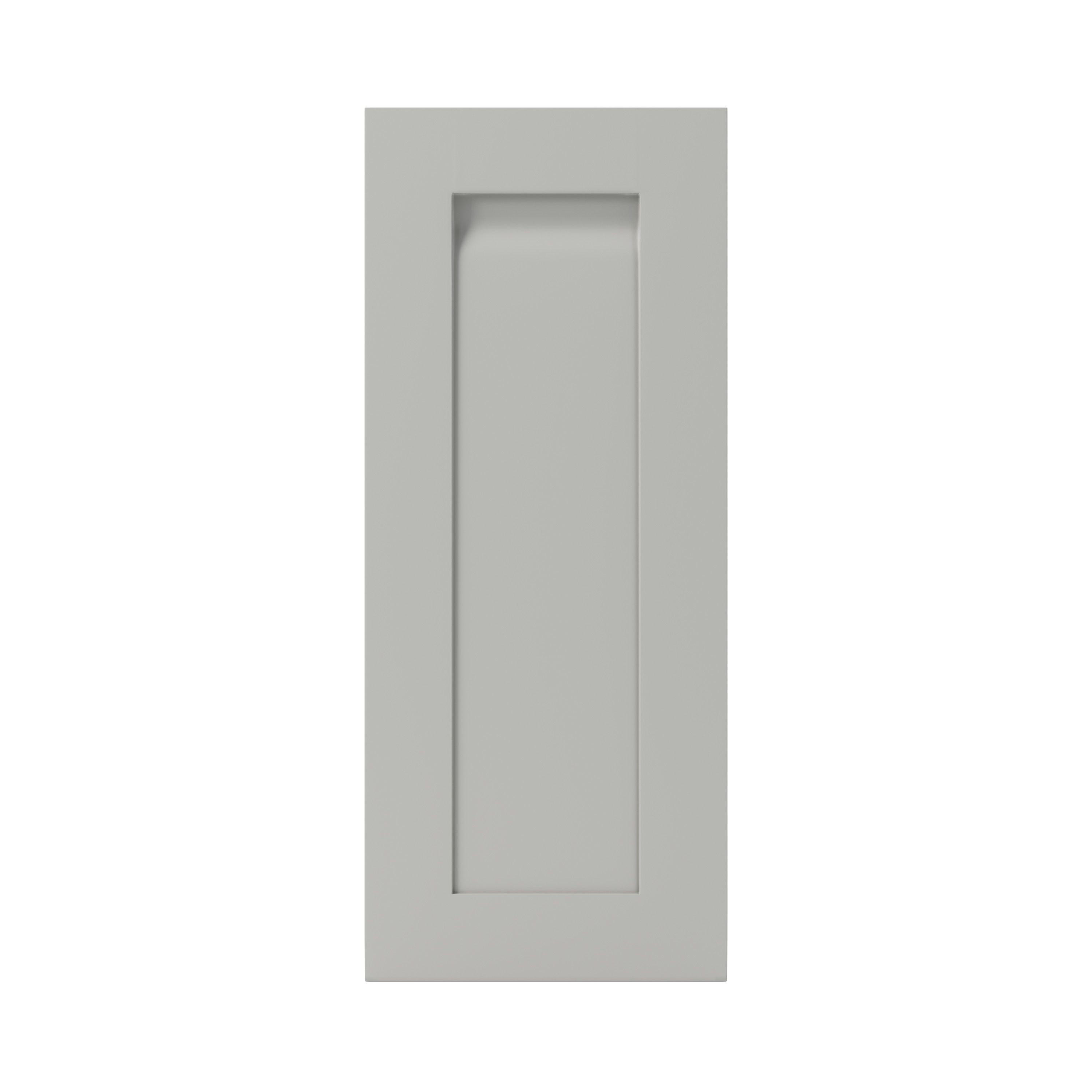 GoodHome Garcinia Matt stone integrated handle shaker Highline Cabinet door (W)300mm (H)715mm (T)20mm