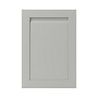 GoodHome Garcinia Matt stone integrated handle shaker Highline Cabinet door (W)500mm (H)715mm (T)20mm