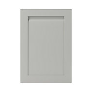 GoodHome Garcinia Matt stone integrated handle shaker Highline Cabinet door (W)500mm (T)20mm