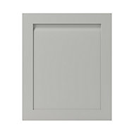 GoodHome Garcinia Matt stone integrated handle shaker Highline Cabinet door (W)600mm (T)20mm