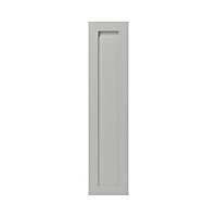 GoodHome Garcinia Matt stone integrated handle shaker Larder Cabinet door (W)300mm (H)1287mm (T)20mm