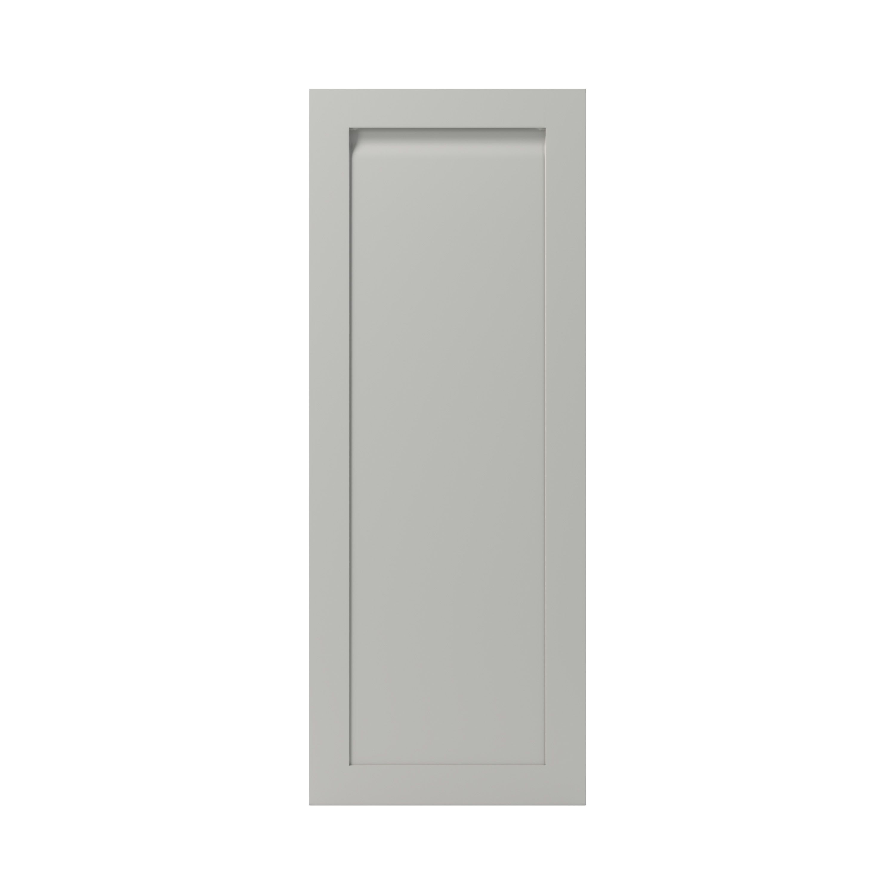 GoodHome Garcinia Matt stone integrated handle shaker Larder Cabinet door (W)500mm (H)1287mm (T)20mm