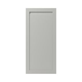 GoodHome Garcinia Matt stone integrated handle shaker Matt grey 70:30 Larder/fridge Cabinet door (W)600mm (H)1287mm (T)20mm