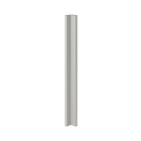 GoodHome Garcinia Matt stone integrated handle shaker Matt grey Standard Corner post, (W)59mm