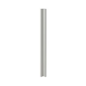 GoodHome Garcinia Matt stone integrated handle shaker Matt grey Tall Wall corner post, (W)59mm