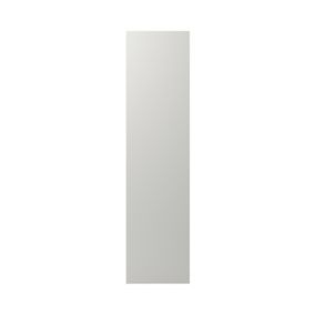 GoodHome Garcinia Matt stone integrated handle shaker Standard End panel (H)2400mm (W)610mm