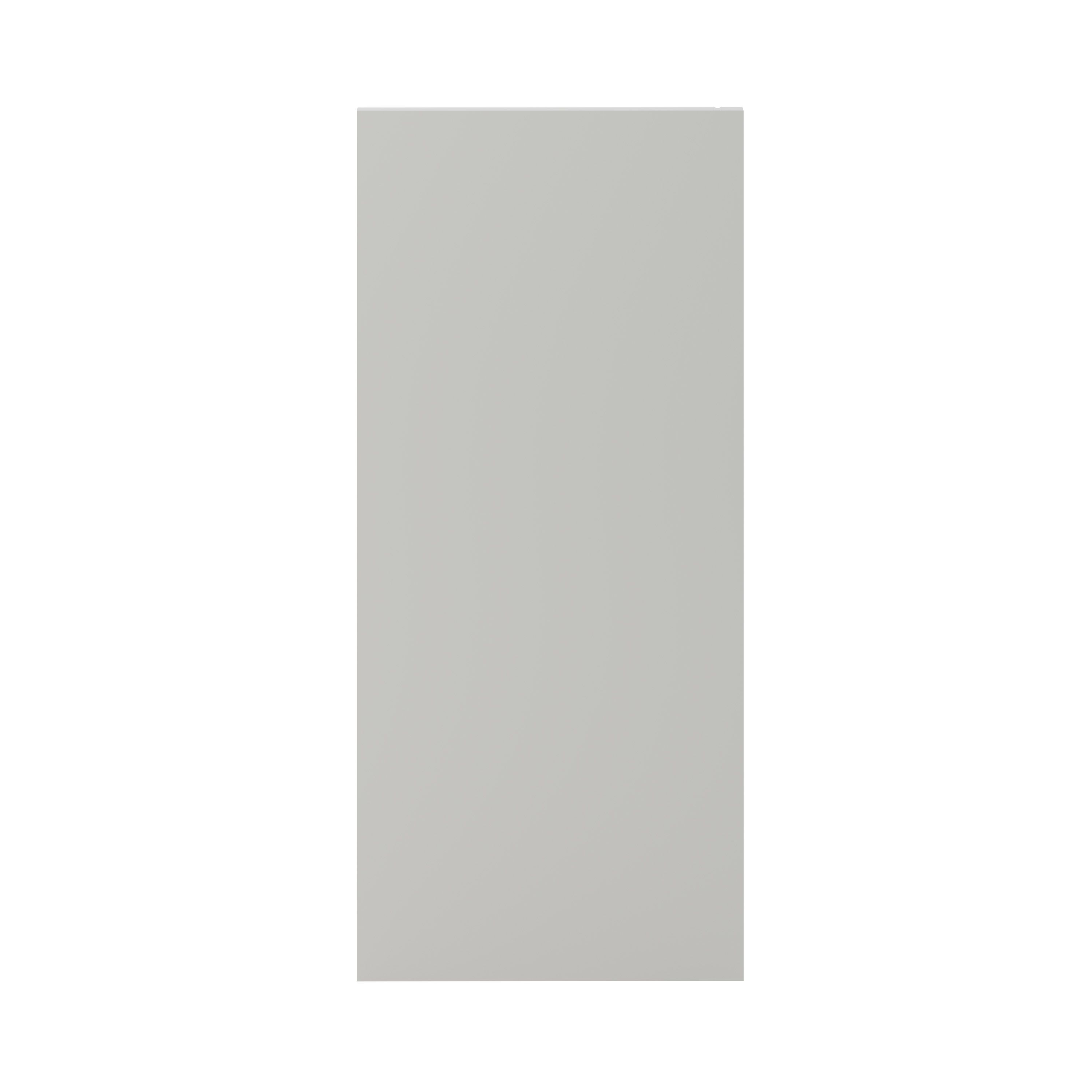 GoodHome Garcinia Matt stone integrated handle shaker Standard End panel (H)720mm (W)320mm