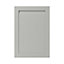 GoodHome Garcinia Matt stone integrated handle shaker Tall appliance Cabinet door (W)600mm (H)867mm (T)20mm
