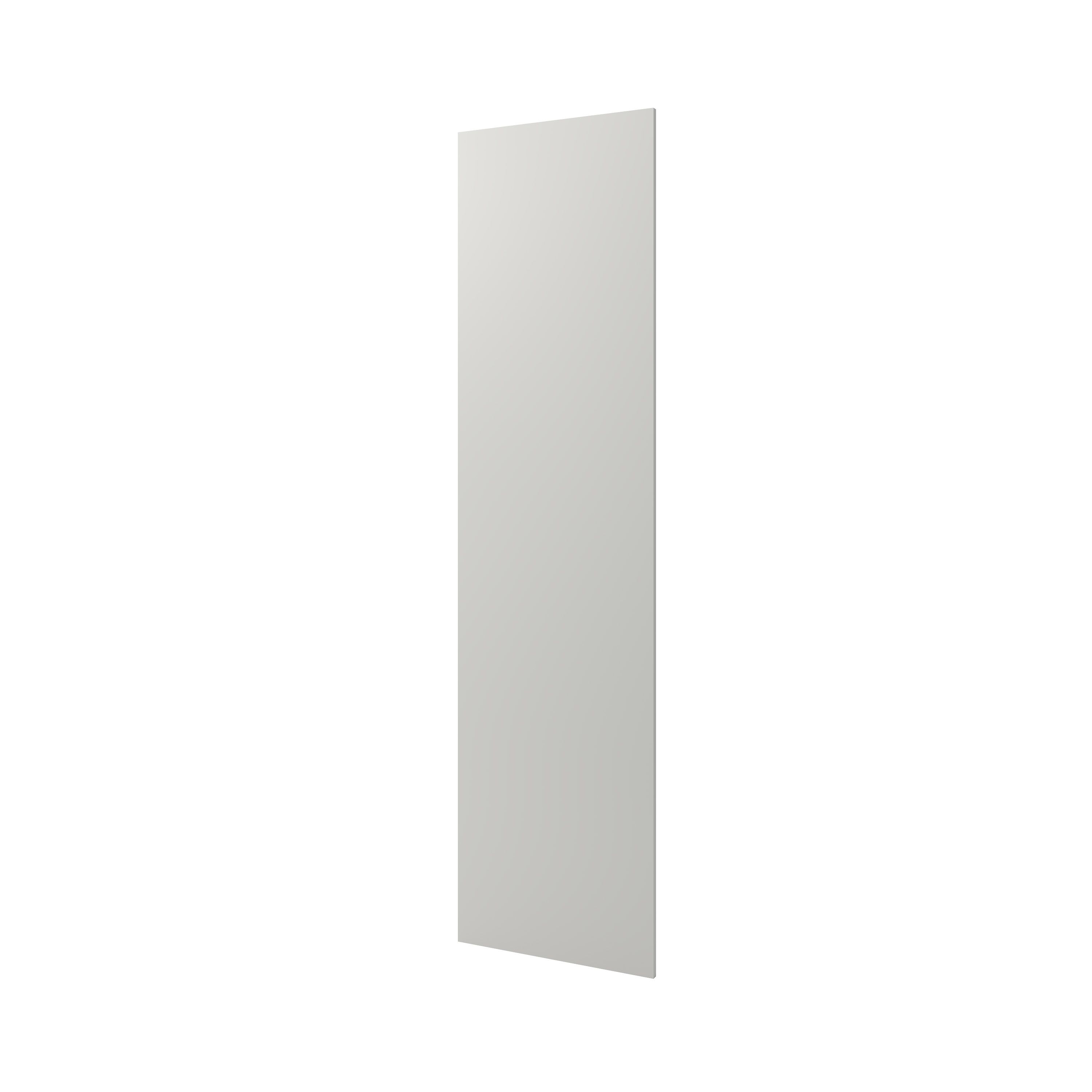GoodHome Garcinia Matt stone integrated handle shaker Tall End panel (H)2190mm (W)570mm, Pair