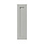 GoodHome Garcinia Matt stone integrated handle shaker Tall wall Cabinet door (W)250mm (H)895mm (T)20mm