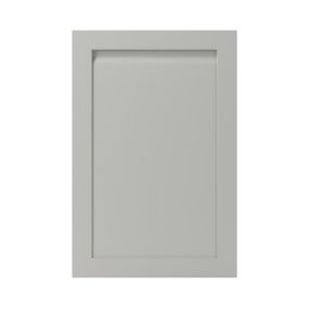 GoodHome Garcinia Matt stone integrated handle shaker Tall wall Cabinet door (W)600mm (H)895mm (T)20mm