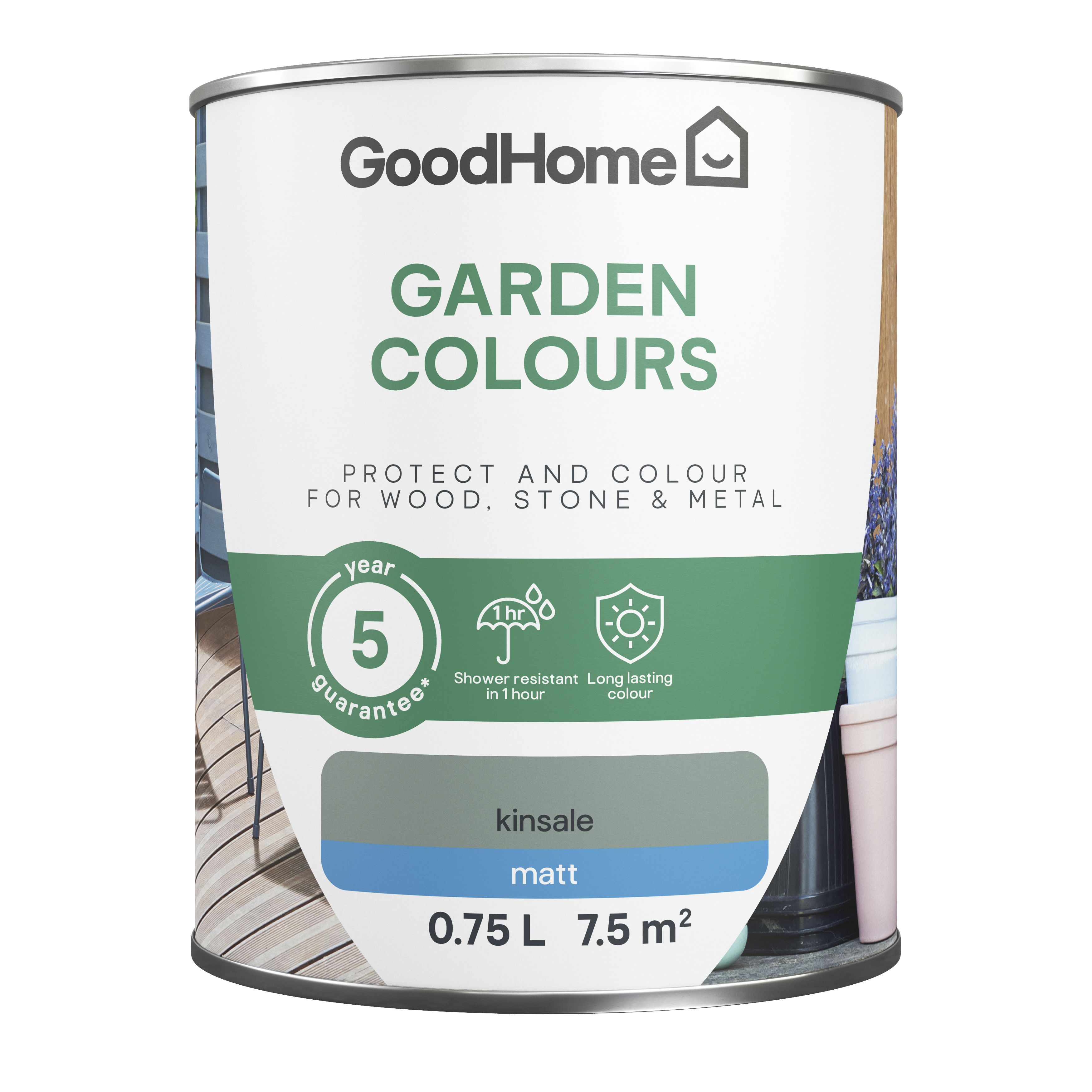 GoodHome Garden colours Kinsale Matt Multi-surface paint, 750ml