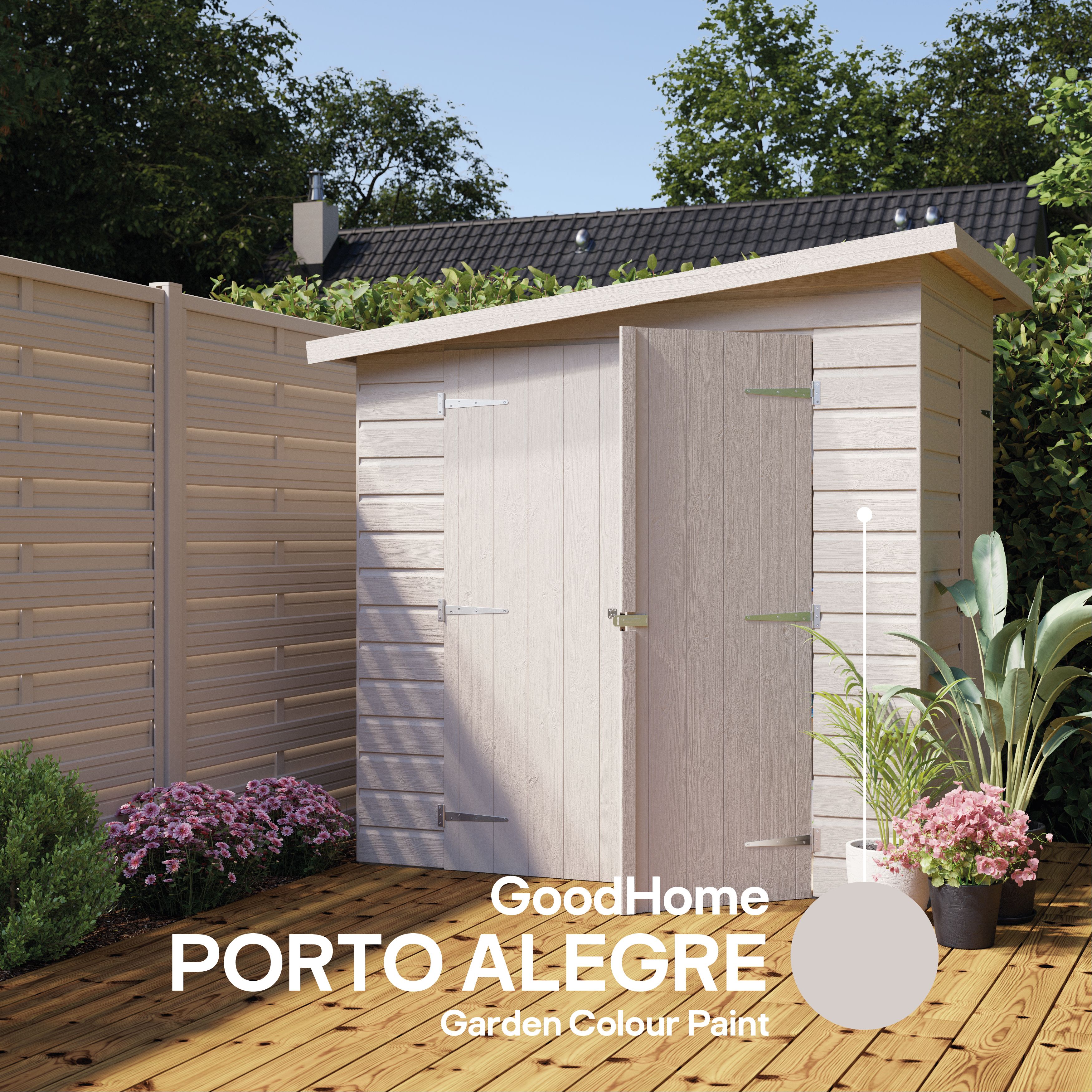 GoodHome Garden Colours Porto Alegre Matt Multi-surface paint, 50ml Tester pot
