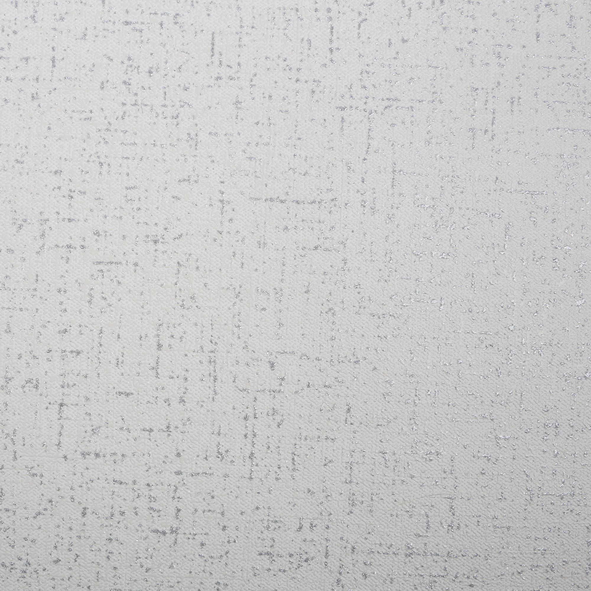 GoodHome Gazania White Glitter effect Textured Wallpaper