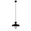 GoodHome Genly Gloss Black Pendant ceiling light, (Dia)390mm