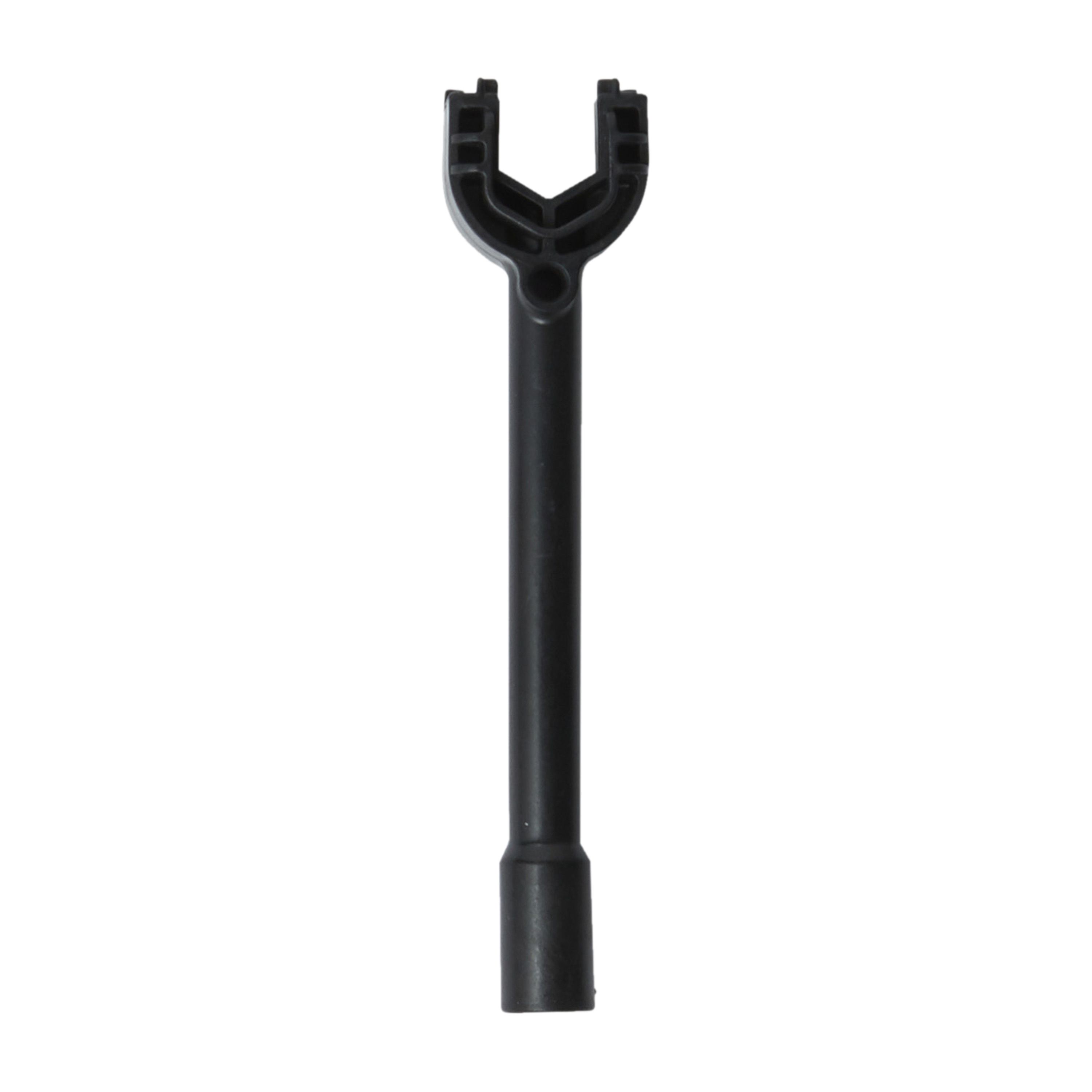 GoodHome Gevuina Black Chrome effect Kitchen Side lever Tap