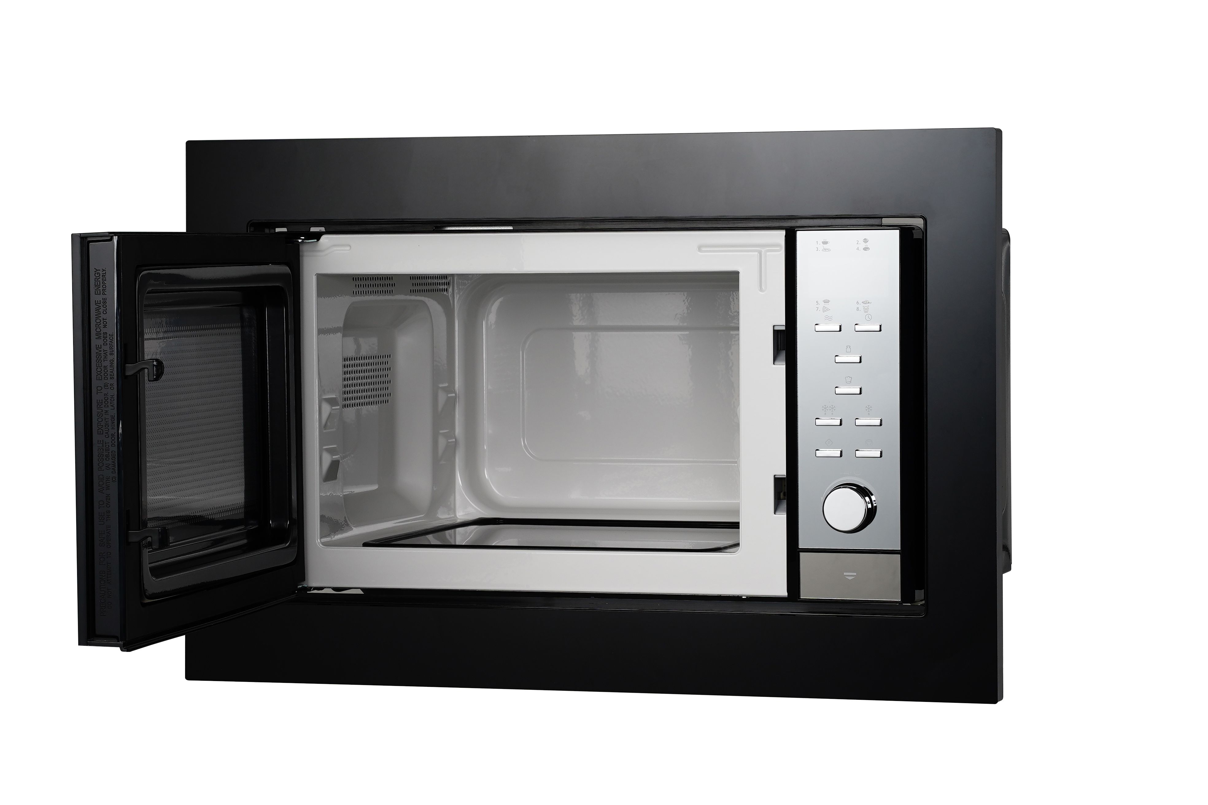GoodHome GHBIMW25UK 25L Built-in Microwave - Mirrored black