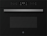 GoodHome GHCPO45 Built-in Compact Combination microwave - Gloss black