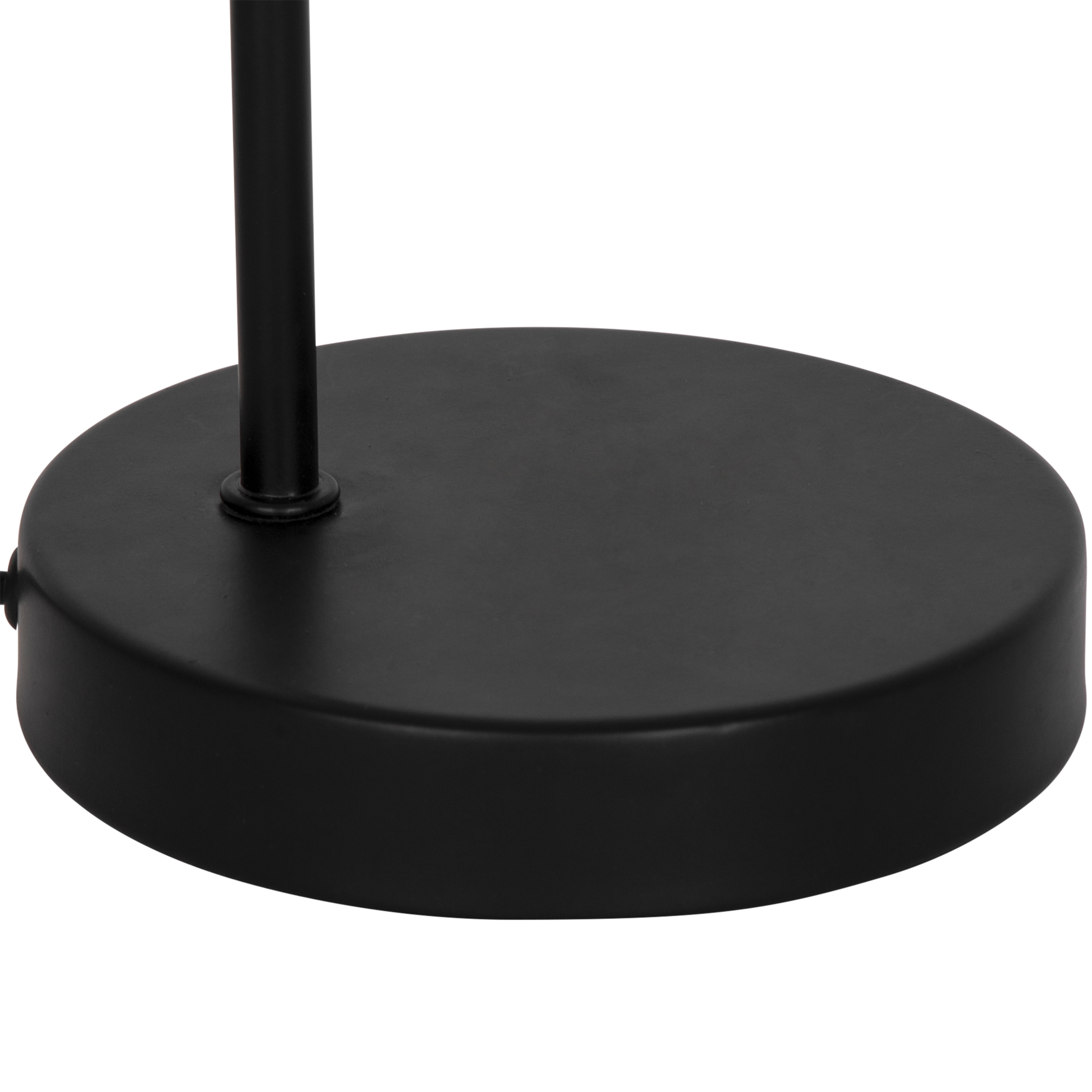 GoodHome Ghlin Matt Black Table lamp