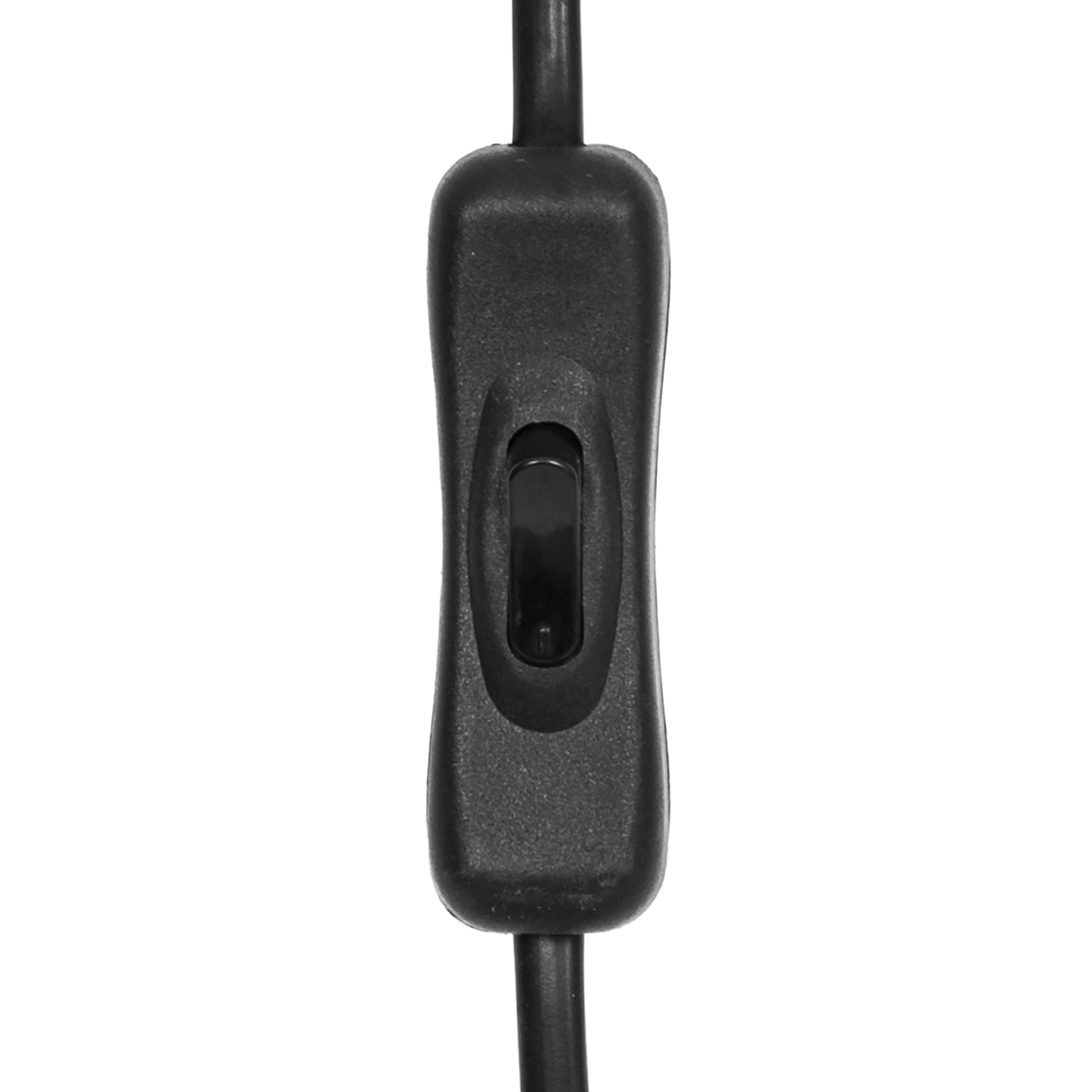 GoodHome Ghlin Matt Black Table lamp