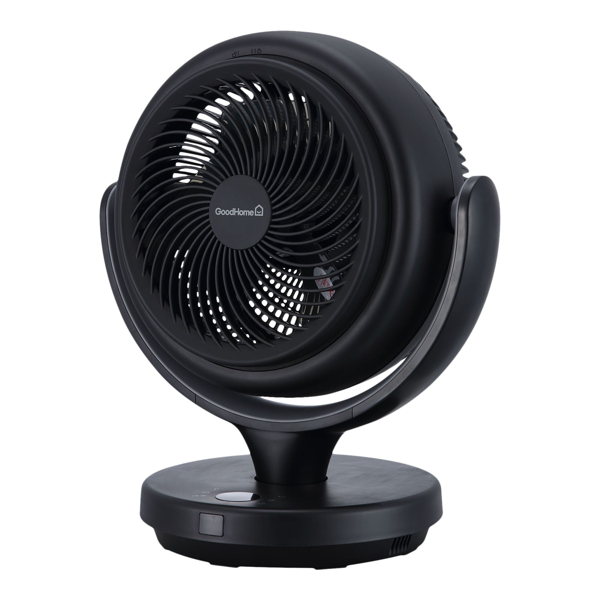 GoodHome GHODF20-BKDC Black 8" 24W Remote controlled Table fan