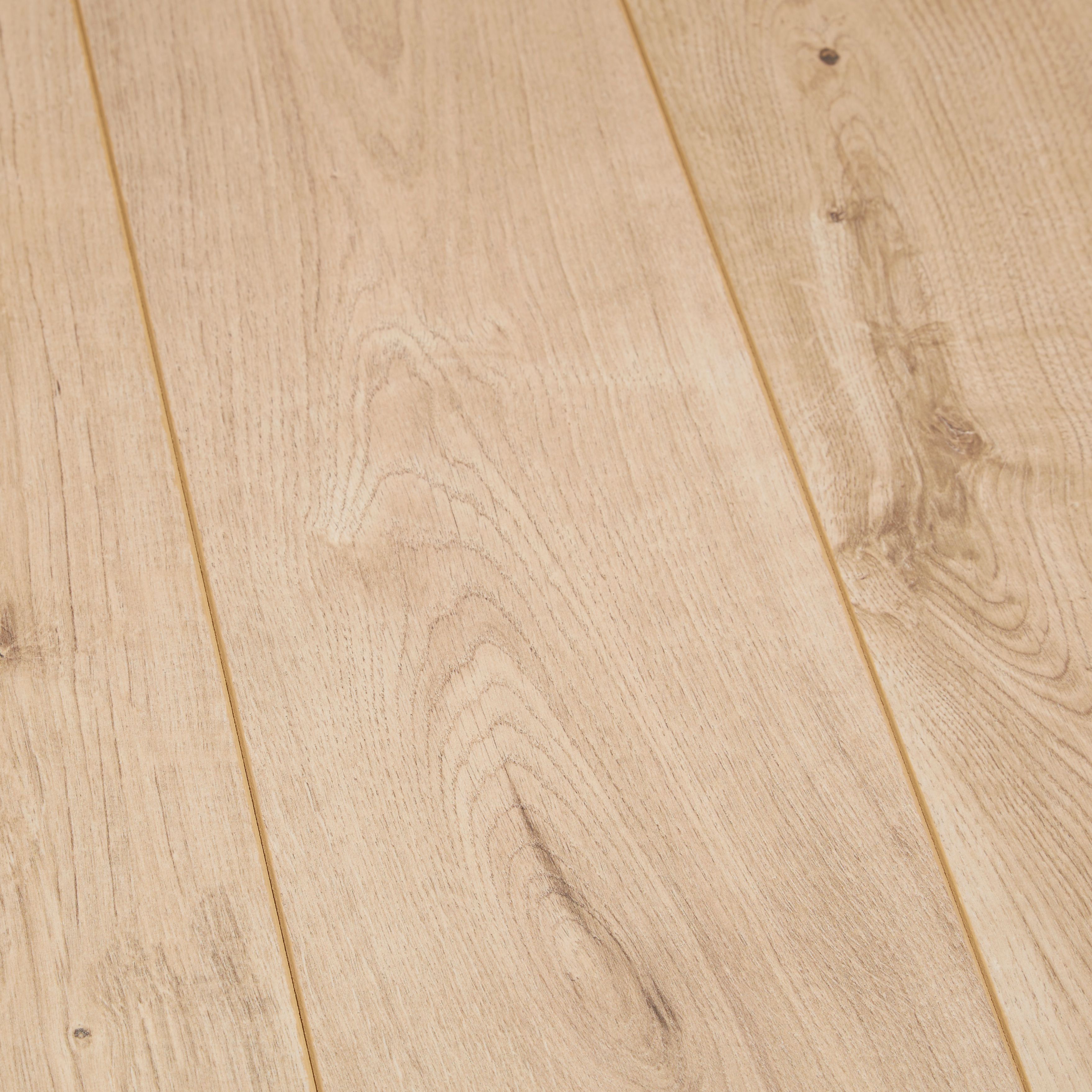 GoodHome Gladstone Wood planks Oak effect Laminate Flooring, 1.996m²
