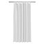 GoodHome Glomma White Plain Shower curtain (H)200cm (W)180cm