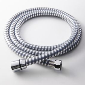GoodHome Gloss Plastic & PVC Shower hose, (L)1.75m