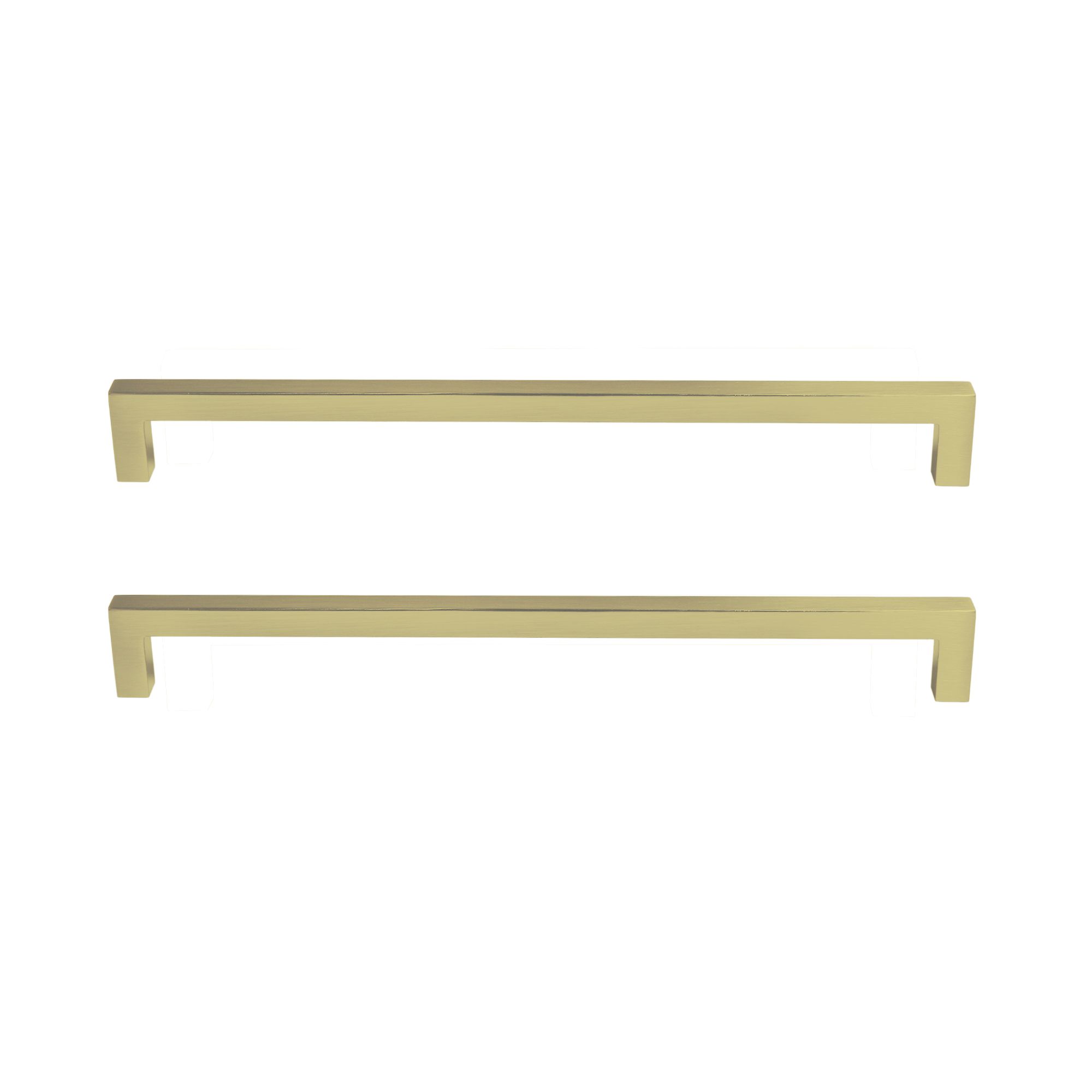 GoodHome Golpar Brass effect Kitchen cabinets Handle (L)23.3cm, Pack of 2