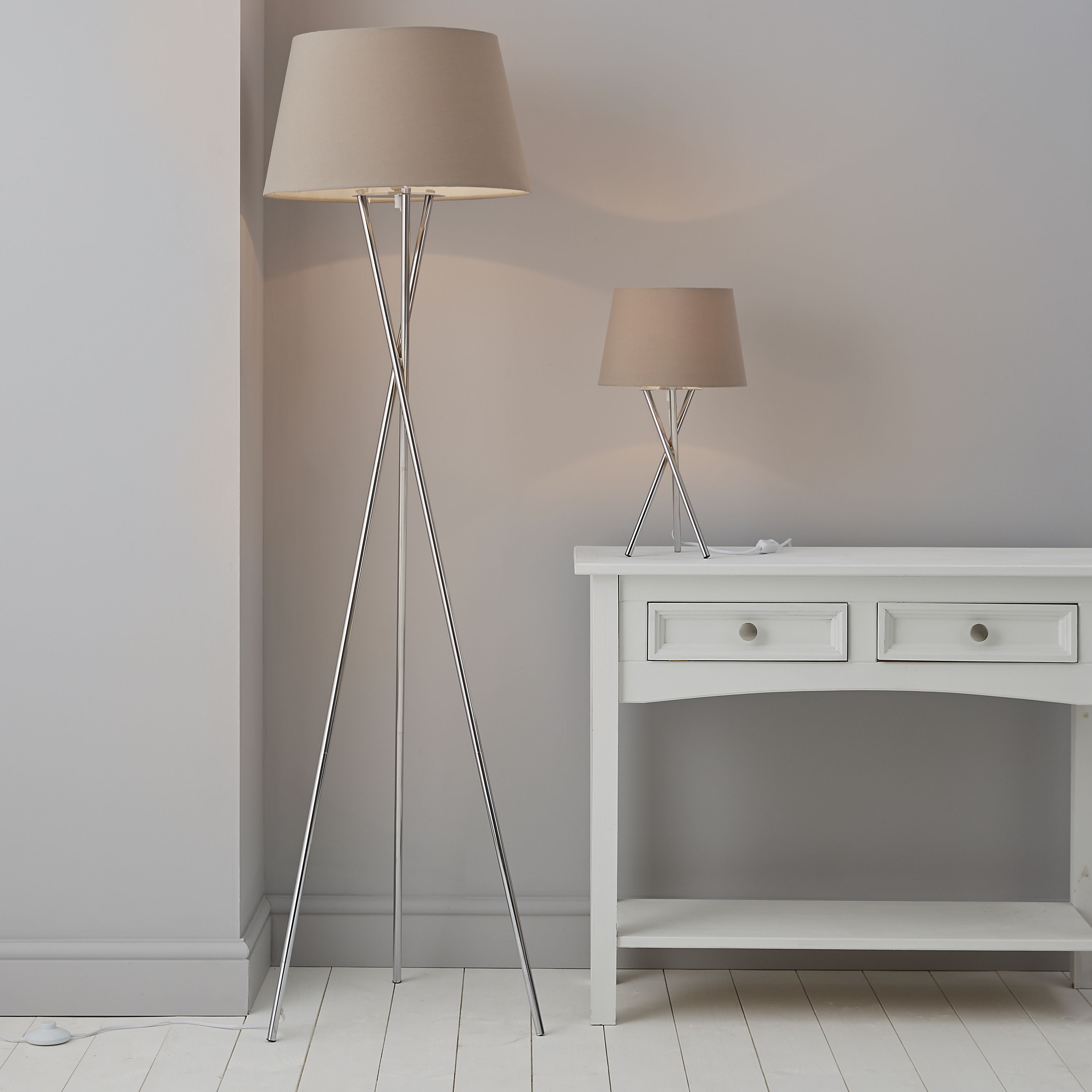 Floor lamp and 2024 matching table lamp