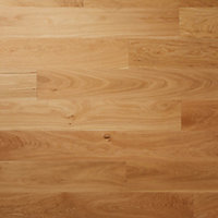 GoodHome Gosford Natural Oak Real wood top layer flooring, 0.99m² Pack