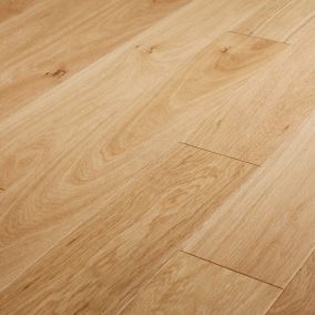 GoodHome Gosford Natural wood effect Wood Engineered Real wood top layer flooring, 0.99m² Pack of 7