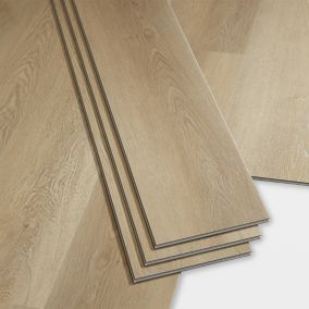 GoodHome Gospel Natural Wood effect Luxury vinyl click flooring, 1.94m² Pack