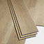 GoodHome Gospel Natural Wood effect Luxury vinyl click flooring, 1.95m² Pack