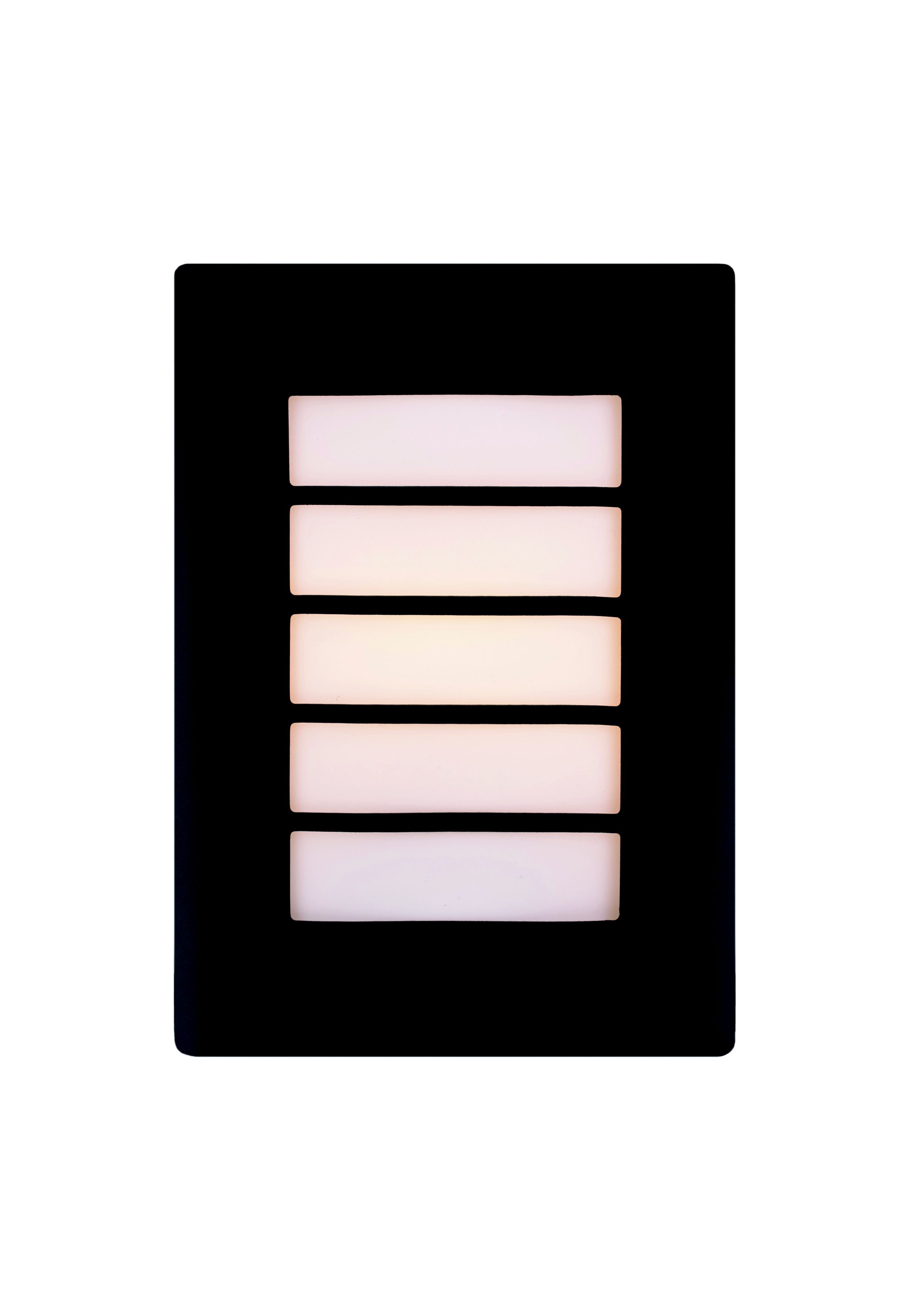 GoodHome Grandy Fixed Matt Dark Grey Mains-powered Outdoor Wall light
