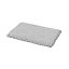 GoodHome Graphene White Rectangular Bath mat (L)80cm (W)50cm