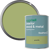 GoodHome Greenhills Eggshell Metal & wood paint, 750ml