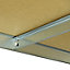 GoodHome Grey 5 shelf HDF & steel Shelving unit (H)1800mm (W)750mm
