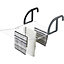 GoodHome Grey & white Foldable Radiator Airer, 7m