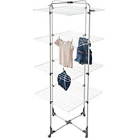 GoodHome Grey & white Laundry Airer, 45m