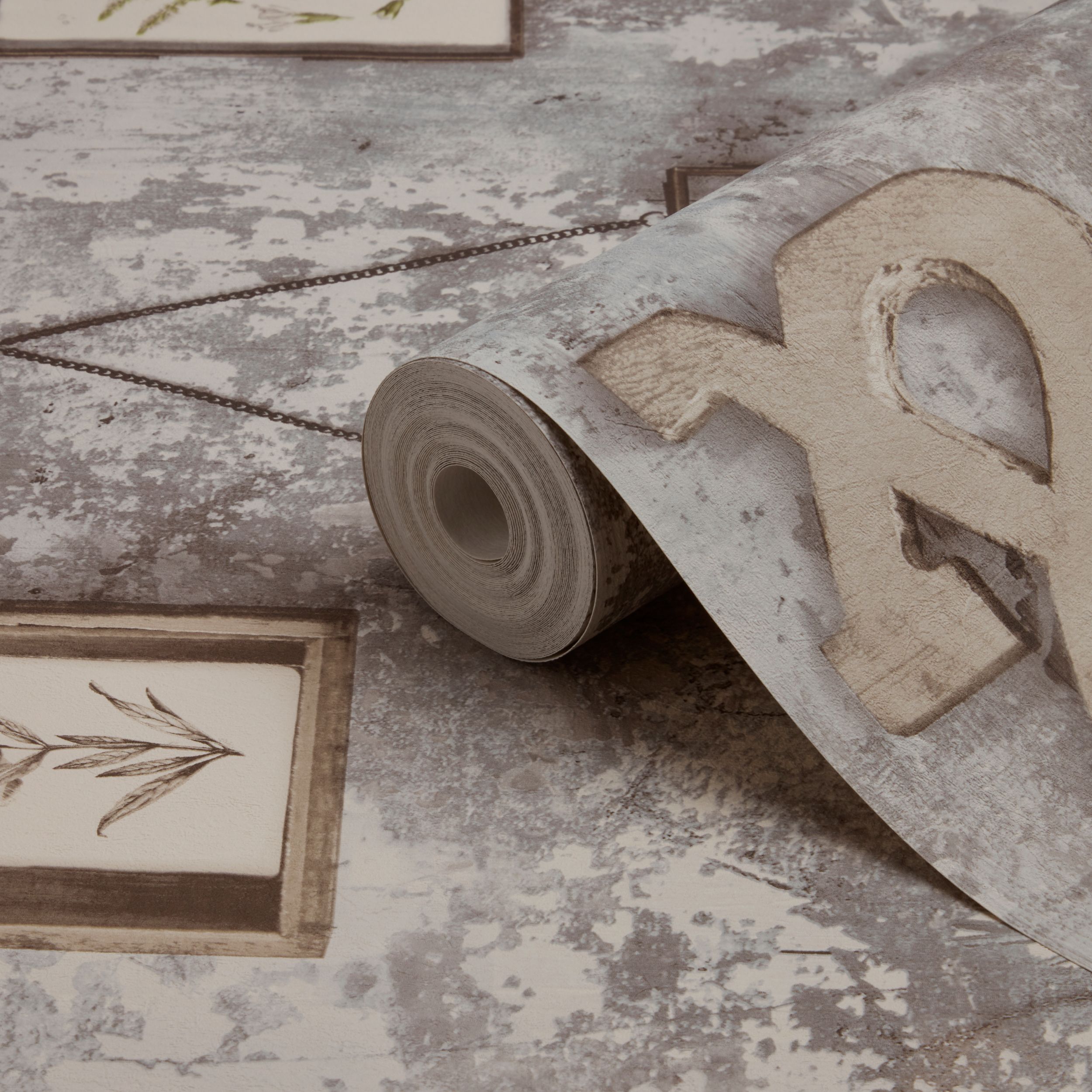 GoodHome Hakea Multicolour Wall hangings Textured Wallpaper DIY at B&Q