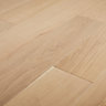 GoodHome Halland White Natural wood effect Oak Engineered Real wood top layer flooring, 1.37m² Pack of 7